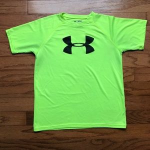 Boys Under Armour Logo Tee